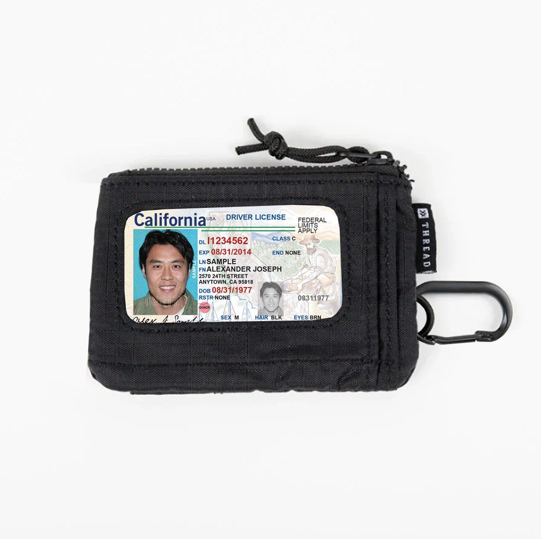Adventure Pouch Wallet - Black - Thread¨