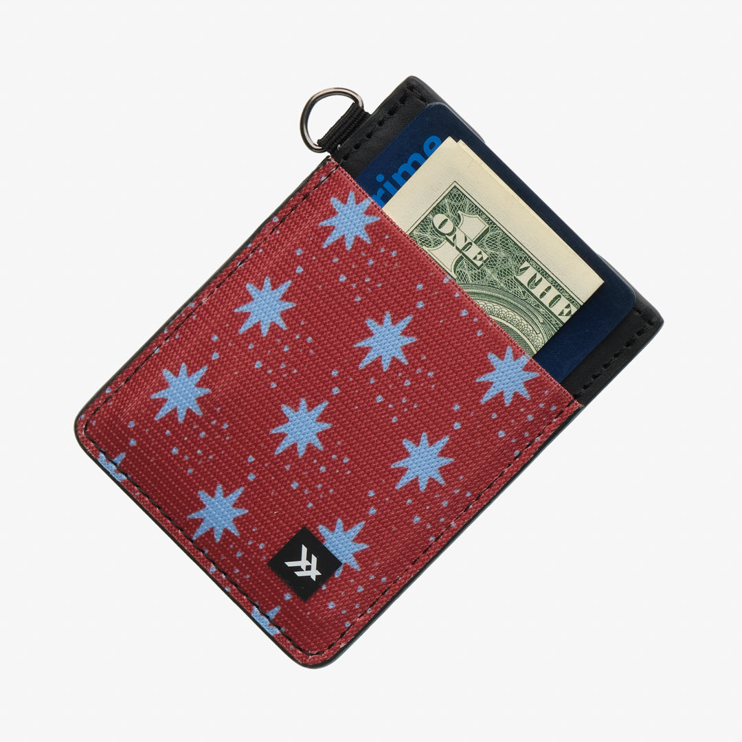 Vertical Leather Wallet - Lyra - Thread¨