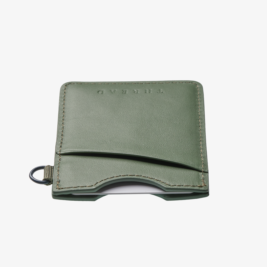 Vertical Leather Wallet - Topo - Thread¨