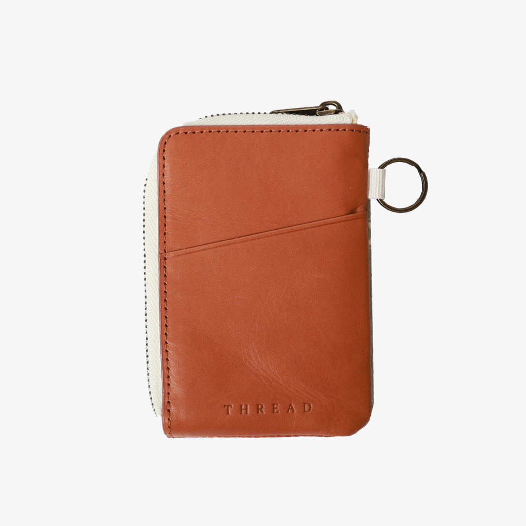 Leather Zip Wallet - Mozi - Thread¨