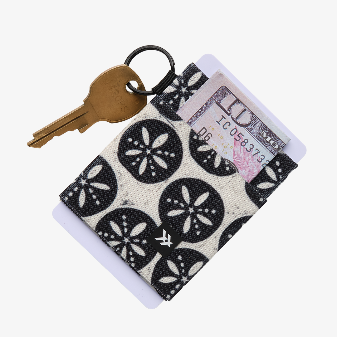 Elastic Wallet - Sand Dollar Black - Thread¨