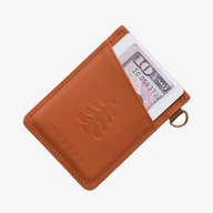 Vertical Leather Wallet - Mountain Flowers - Thread¨