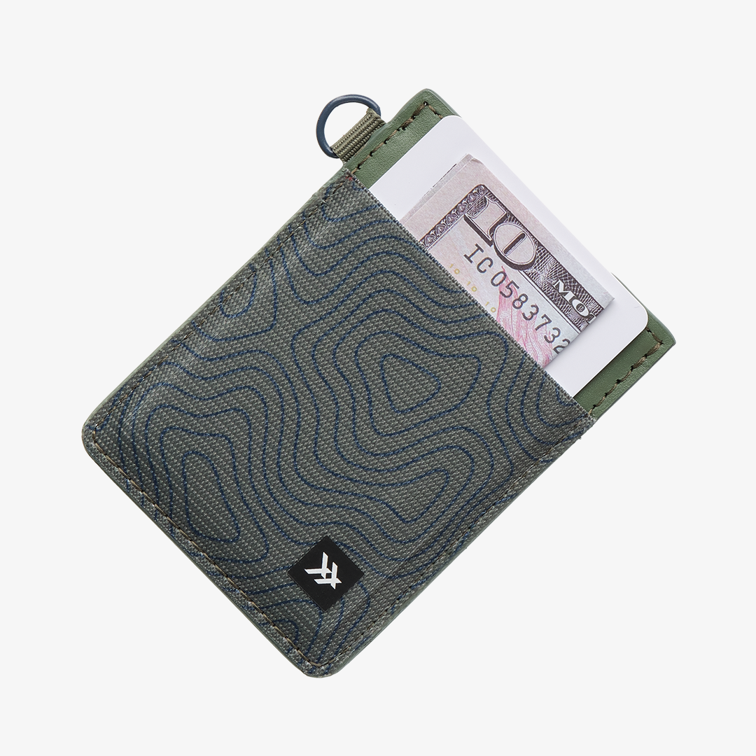 Vertical Leather Wallet - Topo - Thread¨