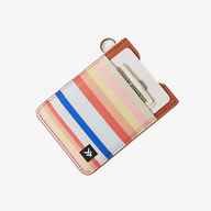 Vertical Leather Wallet - Renae Peach - Thread¨