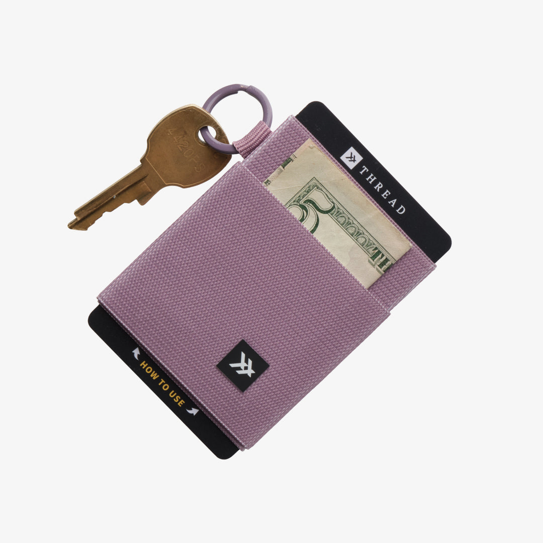 Elastic Wallet - Mauve - Thread¨