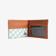 Vegan Leather Bifold Wallet - Jupiter Aqua - Thread¨