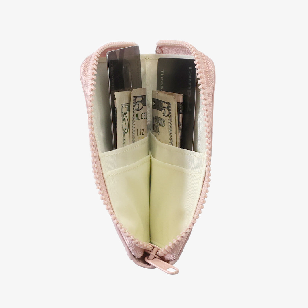 Leather Zip Wallet - Rose Dust - Thread¨