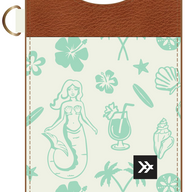 Saltwater Mint Vertical Leather Wallet