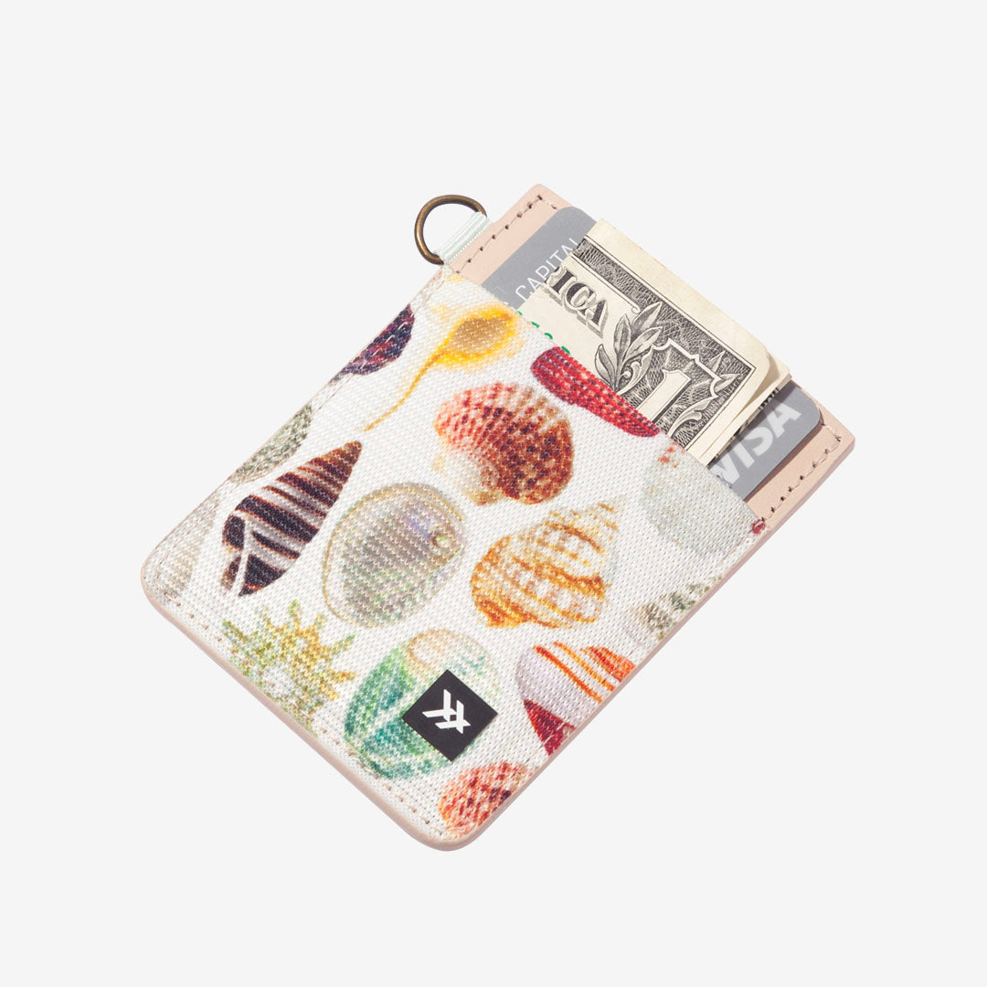 Vertical Leather Wallet - Shoreline - Thread¨
