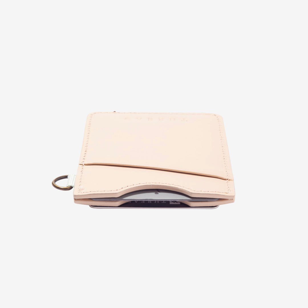 Vertical Leather Wallet - Shoreline - Thread¨
