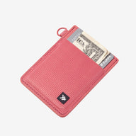 Vertical Leather Wallet - Rose Water - Thread¨