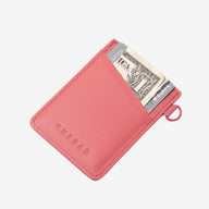 Vertical Leather Wallet - Rose Water - Thread¨