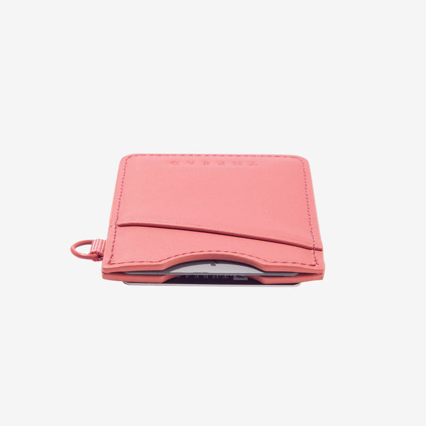 Vertical Leather Wallet - Rose Water - Thread®