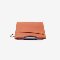 Vertical Leather Wallet - Goldie - Thread¨