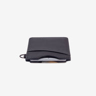 Vertical Leather Wallet - Black - Thread¨