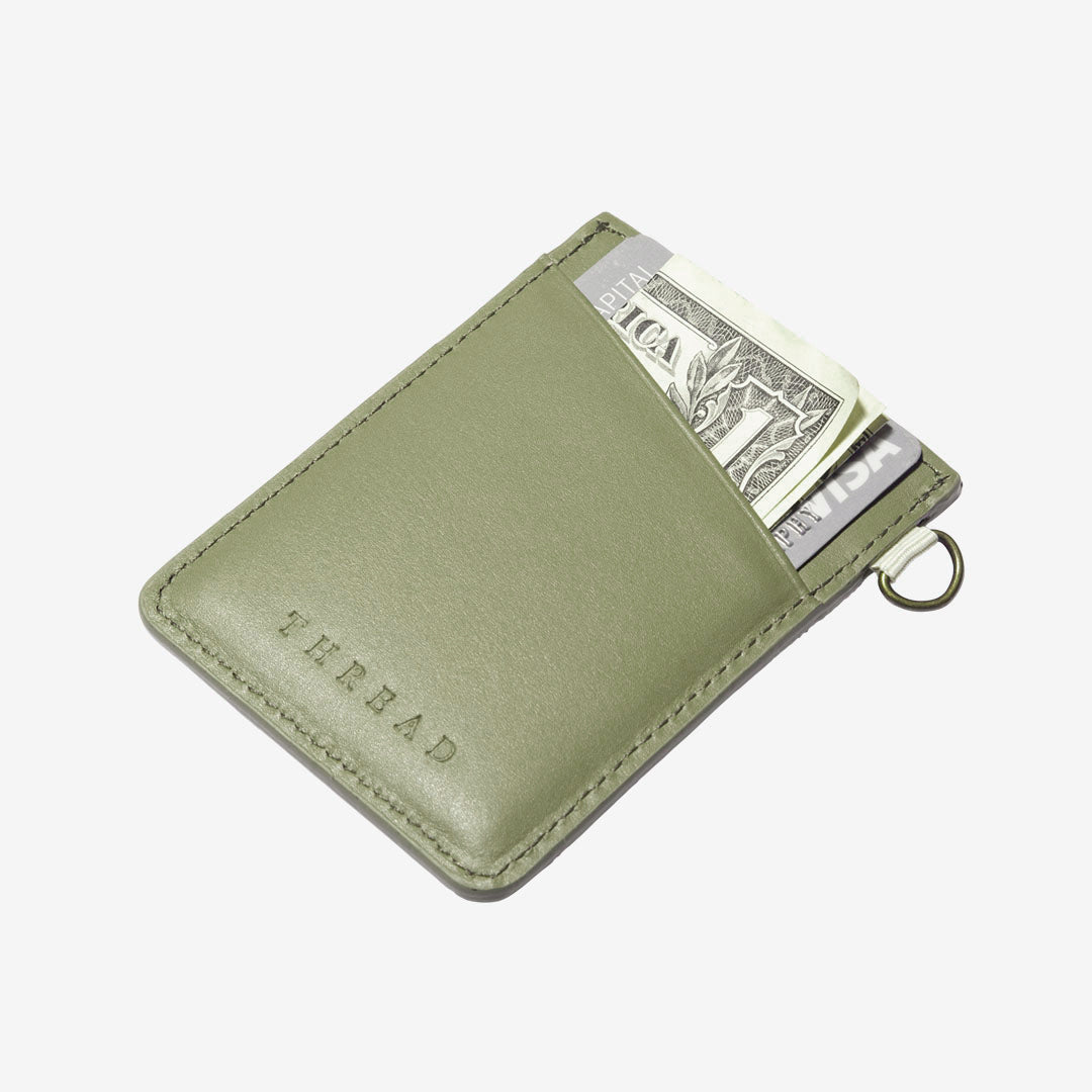 Vertical Leather Wallet - Scout - Thread¨