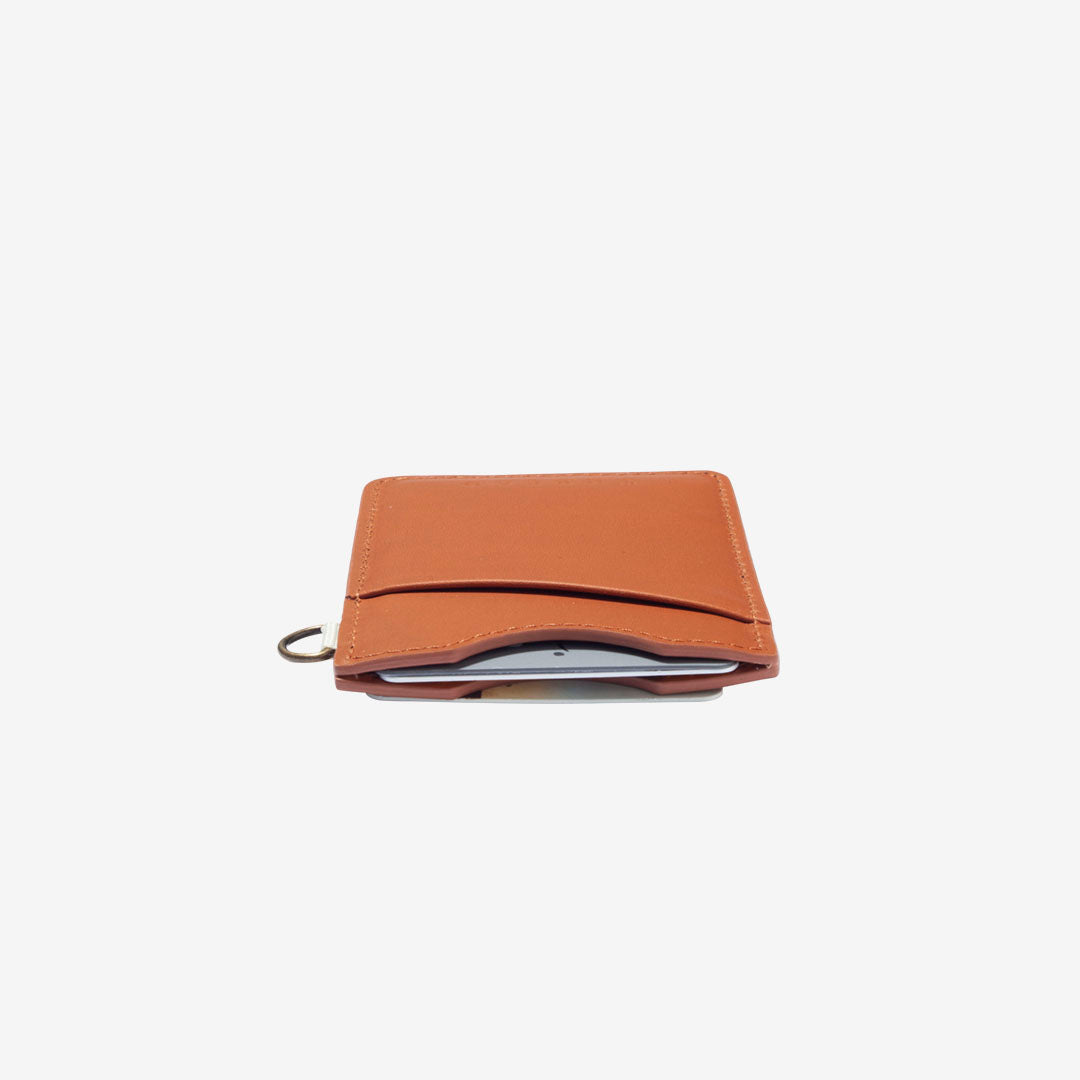 Vertical Leather Wallet - Emmeline Navy - Thread®