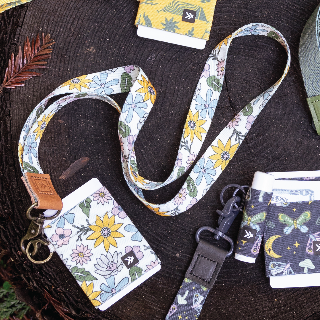 Neck Lanyard - Mountain Flowers - Thread¨