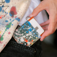 Vertical Leather Wallet - Charlie - Thread¨