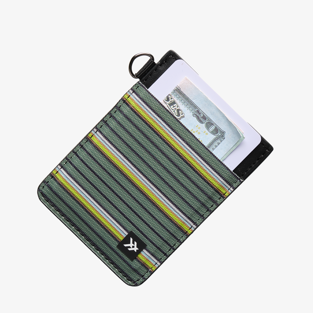 Vertical Leather Wallet - Clark - Thread¨