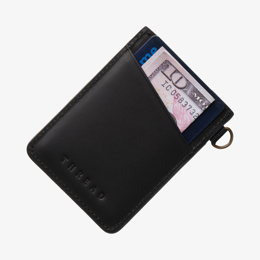 Vertical Leather Wallet - Hendrix - Thread¨