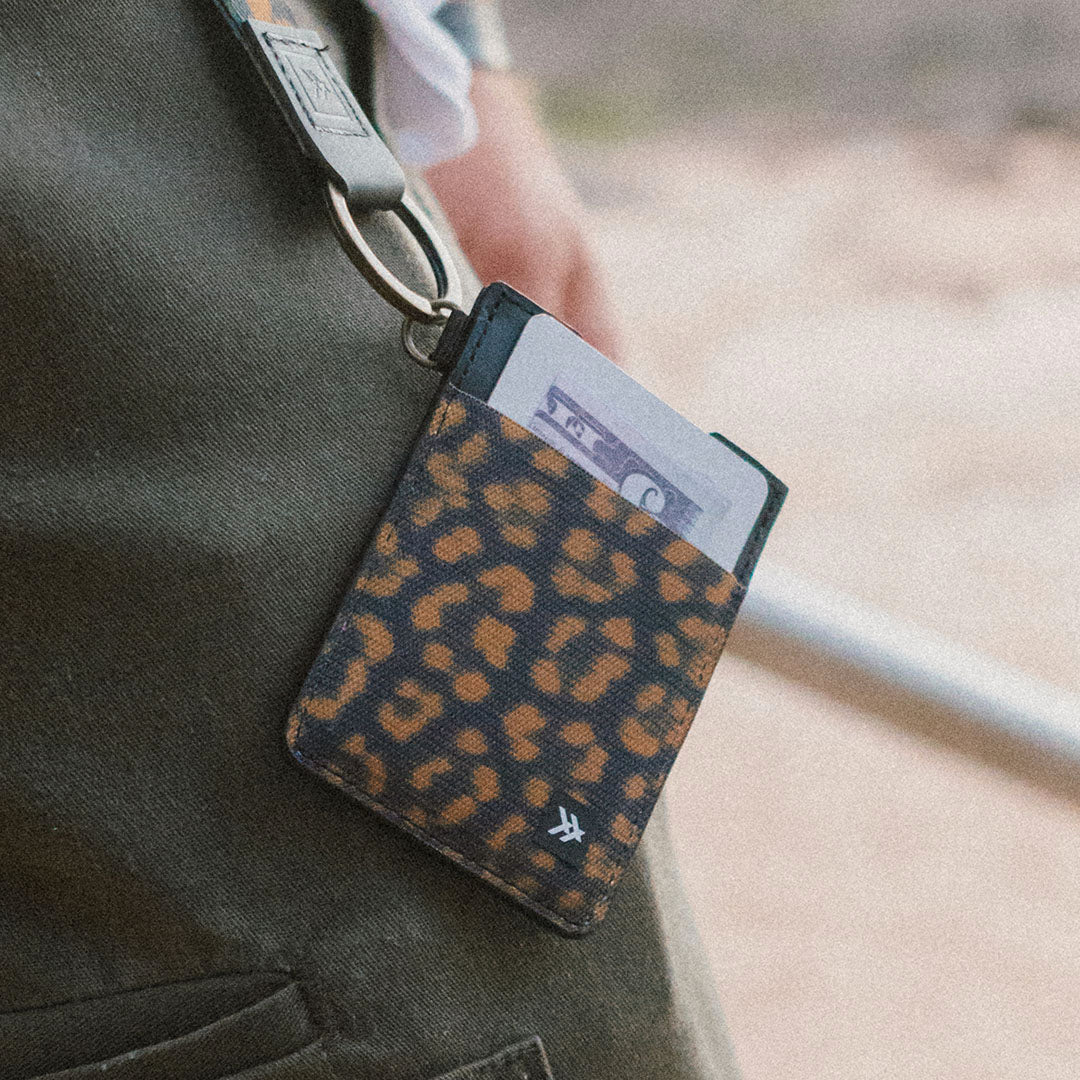 Vertical Leather Wallet - Hendrix - Thread¨
