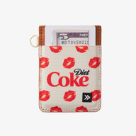 Vertical Leather Wallet - Diet Coke Kiss - Thread¨