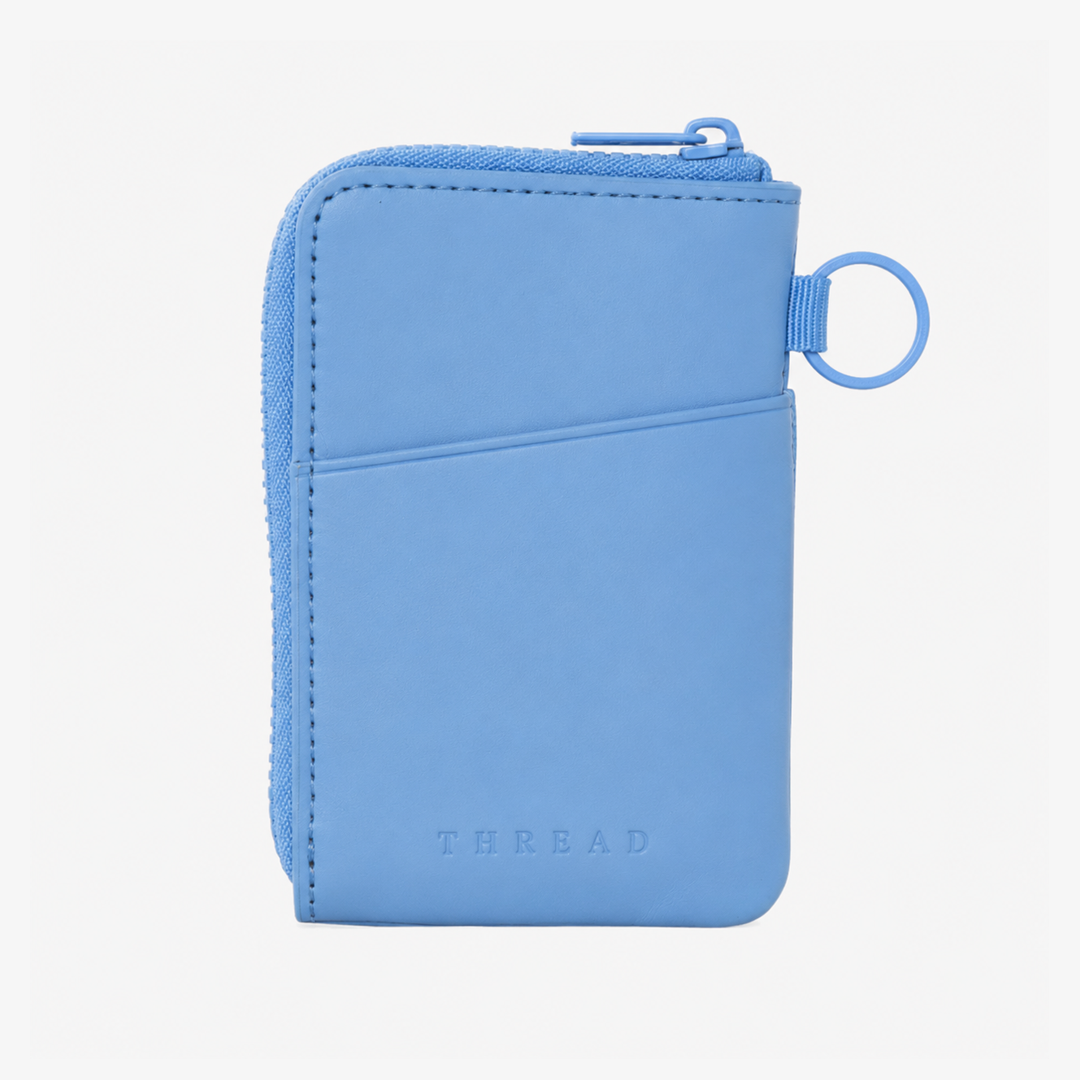 Leather Zip Wallet - Cornflower - Thread¨