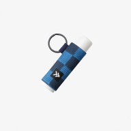 Chapstick Holder Keychain - Denim Check - Thread¨