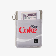Vertical Leather Wallet - Diet Coke Logo - Thread¨