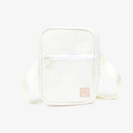 Thread® Off White crossbody bag with adjustable jacquard strap