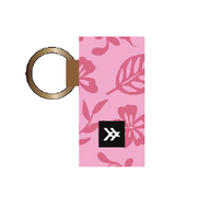 Pink Tropic Chapstick Holder Keychain