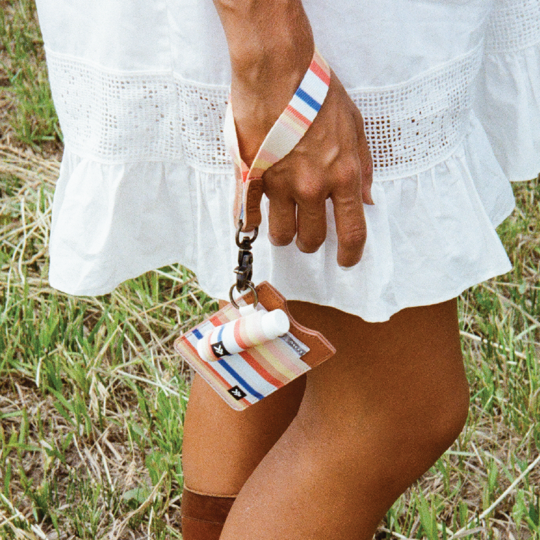 Chapstick Holder Keychain - Renae Peach - Thread¨