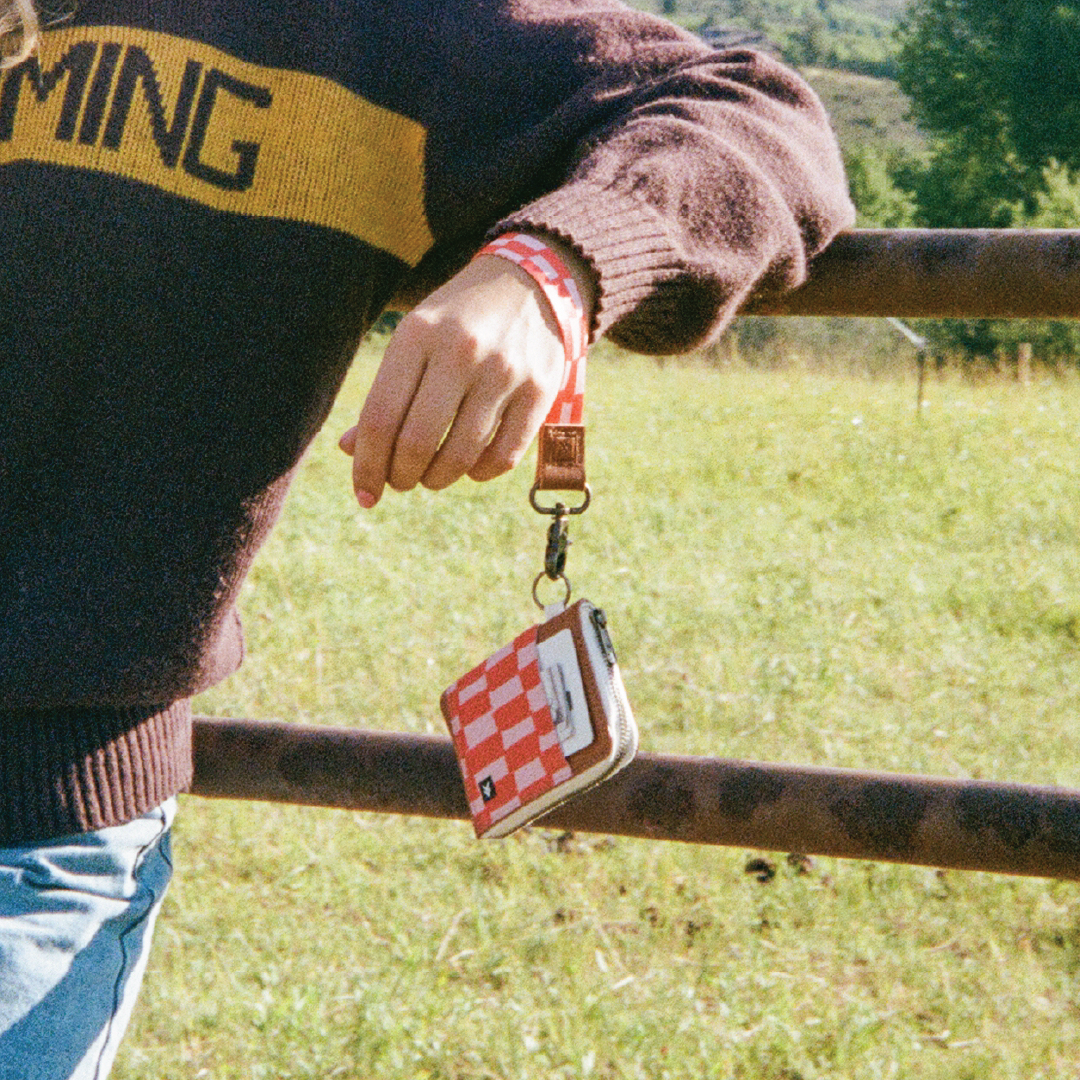 Leather Zip Wallet - Scout Peach - Thread¨