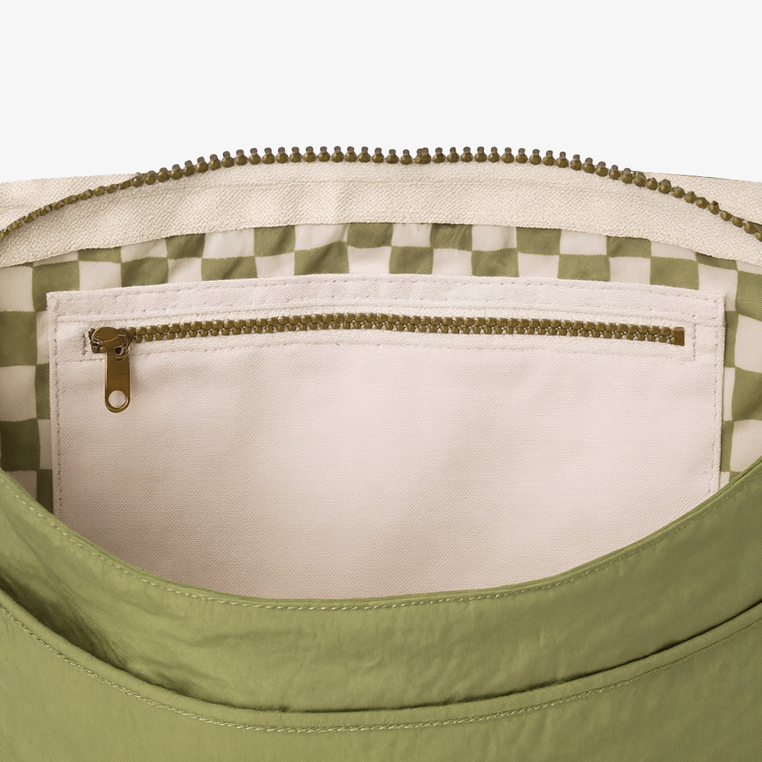 Small Utility Tote Bag - Cream/Green - Thread¨