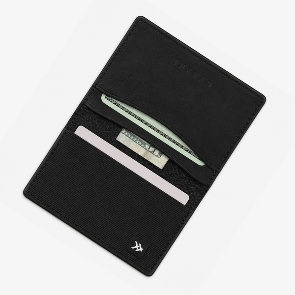 Leather Bifold Wallet - Black - Thread®
