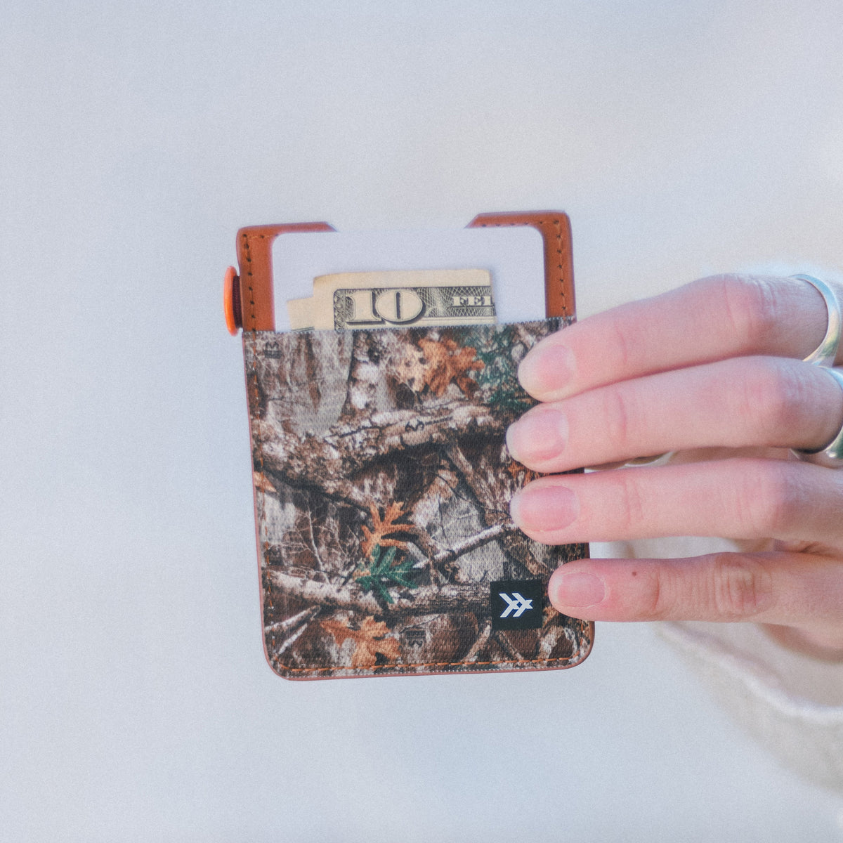 Vertical Leather Wallet - Realtree Edge - Thread¨