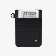 Black Vertical Leather Wallet