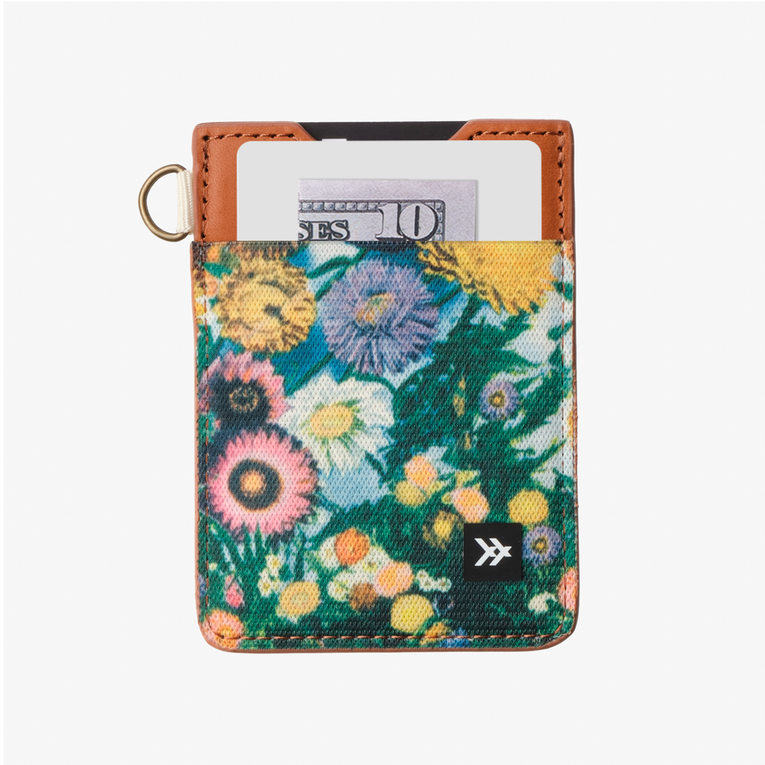 Vertical Leather Wallet - Claudia - Thread¨