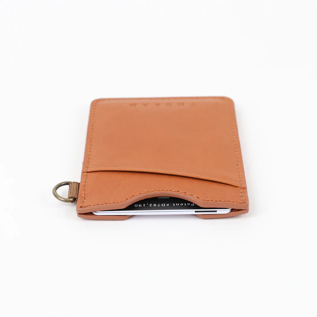 Vertical Leather Wallet - High Tide - Thread¨