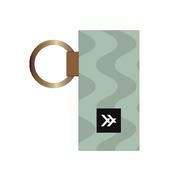 Waves Sage Chapstick Holder Keychain